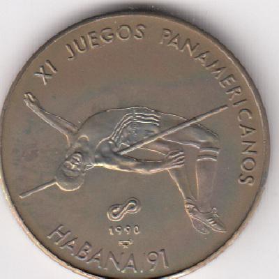 Beschrijving: 1 peso  GAMES HIGH JUMP